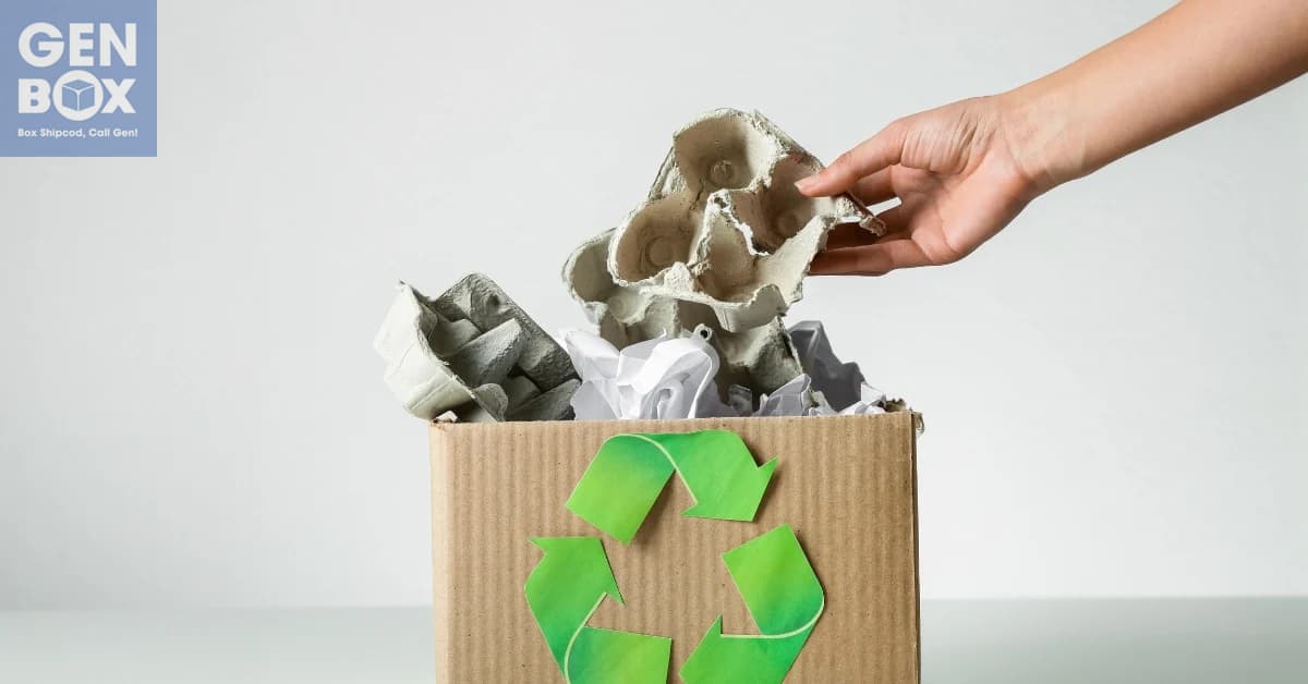 Quy trình tái chế bao bì carton từ thu gom, nghiền vụn đến sản xuất giấy tái chế
